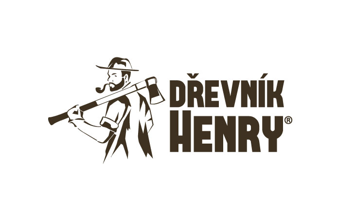 Drevnik HENRY - Drevorubec LOGO horizontal